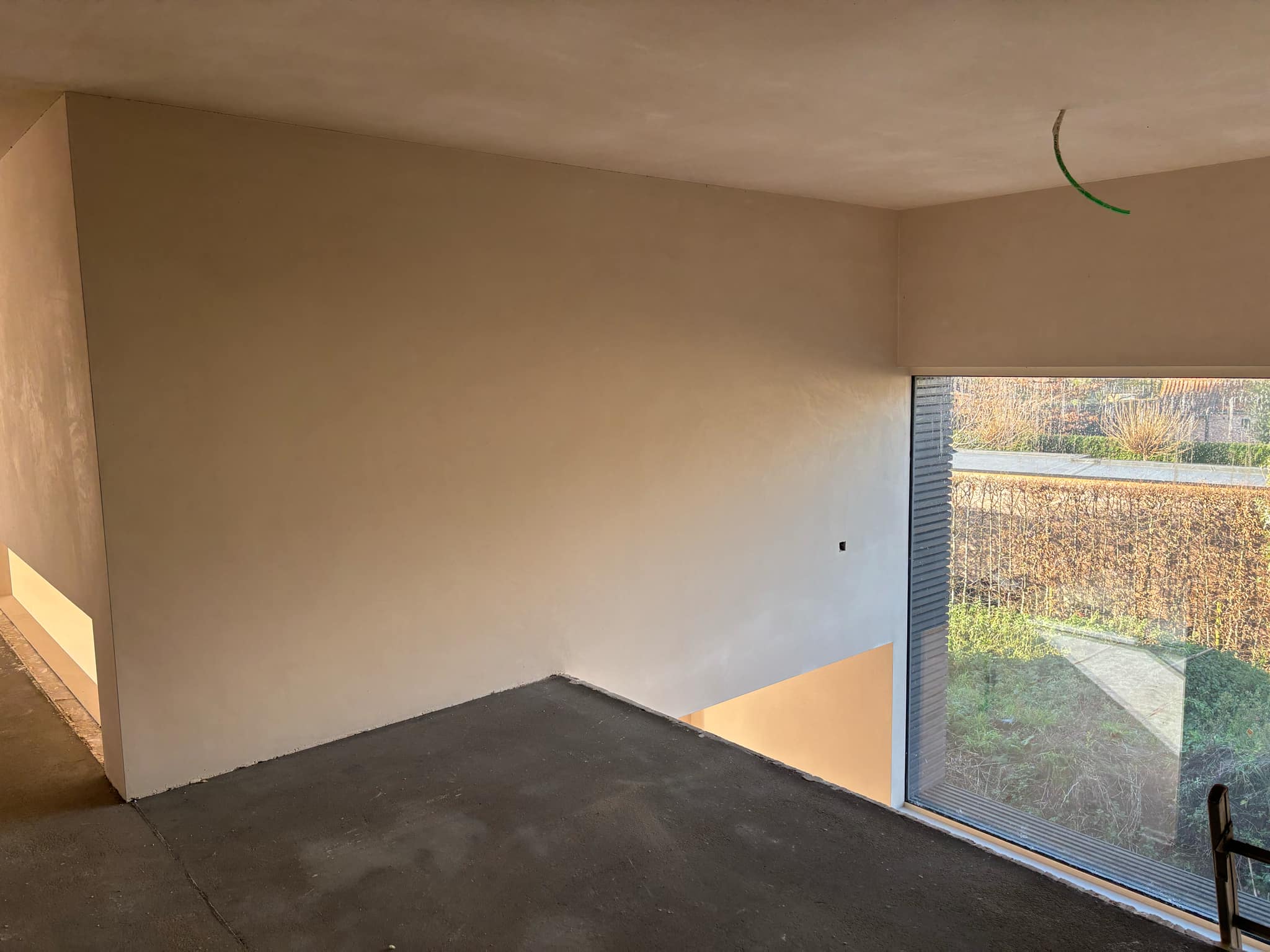 Pleisterwerk muur